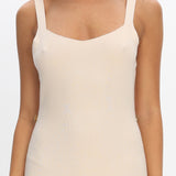 Fall Moon Cut-Out Back Maxi Dress Ivory