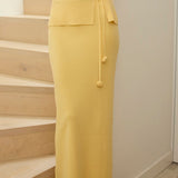 Revelry knit Maxi Skirt Banana