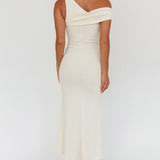 Mazon One-Shoulder Knit Maxi Dress Butter