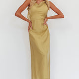 Soul Fires Ruffle Back Maxi Dress Hazel
