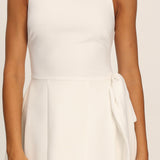 Breaker High Neck Mini Dress White White