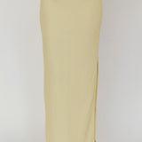 Always Ready Side Split Maxi Skirt Sage