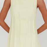 Karine Pintuck Pleat Maxi Dress Butter