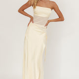 Jerica Wrap Front Maxi Skirt Butter