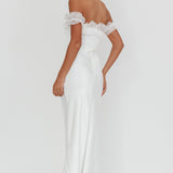 Summerfield Off-Shoulder Maxi Dress White