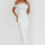 Summerfield Off-Shoulder Maxi Dress White