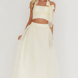 Simple Things Organza Maxi Skirt Butter