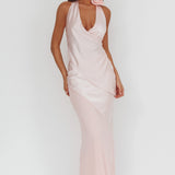 Easy Love Contrast Maxi Skirt Pink