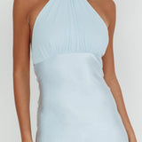 Kaivira Halterneck Maxi Dress Ice Blue