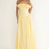 Pailin Frill Bust Maxi Dress Butter