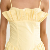 Pailin Frill Bust Maxi Dress Butter