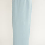 Maelie Column Maxi Skirt Blue