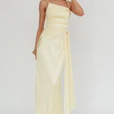 Wysandra Knot Detail Maxi Dress Butter