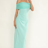 Love Languages Off-Shoulder Maxi Dress Mint