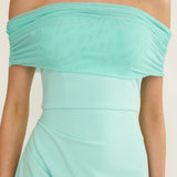 Love Languages Off-Shoulder Maxi Dress Mint