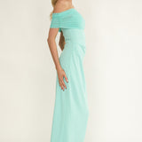 Love Languages Off-Shoulder Maxi Dress Mint