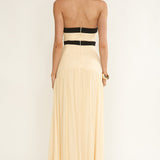 Aven Halter Bow Maxi Dress Butter