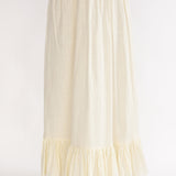 Alera Frill Hem Maxi Skirt Vanilla