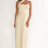 Merisalyn Strapless Scarf Maxi Dress Butter