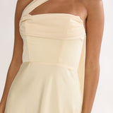 Merisalyn Strapless Scarf Maxi Dress Butter