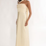 Merisalyn Strapless Scarf Maxi Dress Butter