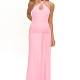 Cresida Keyhole Racerback Maxi Dress Pink