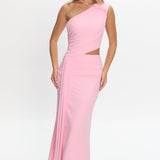 Out Loud Cut-Out Drape Maxi Dress Cheek
