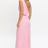 Out Loud Cut-Out Drape Maxi Dress Cheek