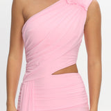 Out Loud Cut-Out Drape Maxi Dress Cheek