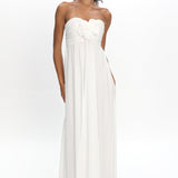 Sylvi Embellished Bust Maxi Dress Oyster