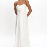 Sylvi Embellished Bust Maxi Dress Oyster