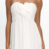 Sylvi Embellished Bust Maxi Dress Oyster