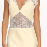 Alessa Lace Bodice Maxi Dress Butter