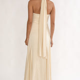 Loro Godet Hem Maxi Dress Butter
