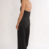 Meri Side Pocket Trouser Pants Black