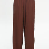 Danita Elastic Waist Pants Chocolate