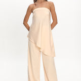 Danita Elastic Waist Pants Vanilla