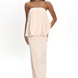 Kellaan Balloon Top Maxi Dress Oyster