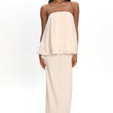 Kellaan Balloon Top Maxi Dress Oyster