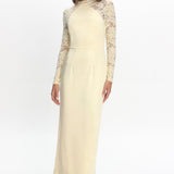 Lucha Lace Sleeve Maxi Dress Butter