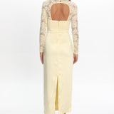 Lucha Lace Sleeve Maxi Dress Butter