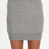 Marvelle Knit Mini Skirt Grey