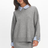 Marvelle Knit Top Grey