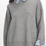 Marvelle Knit Top Grey