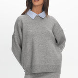 Marvelle Knit Top Grey