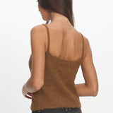Jorie Knit Cami Top Brown