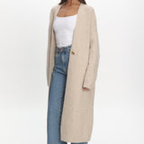 Last Light Longline Oversized Coat Oat