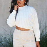 Cadence Knit Sweater Cream