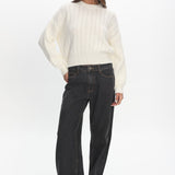 Cadence Knit Sweater Cream