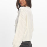 Cadence Knit Sweater Cream